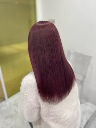 セミロング カラー 🎀愛されgirly ヘア🫧Ayakaのヘアスタイル