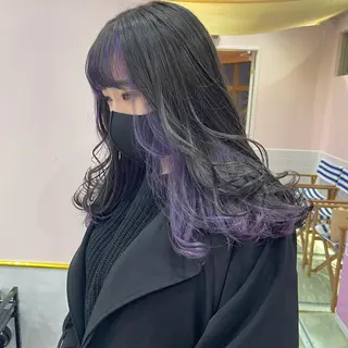 ロング カラー tuki yokohama所属・店長 小池アキトのヘアスタイル