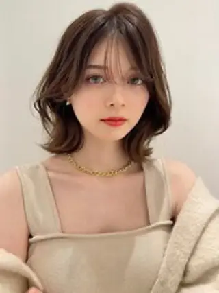 ミディアム Asumi 髪質改善のヘアスタイル