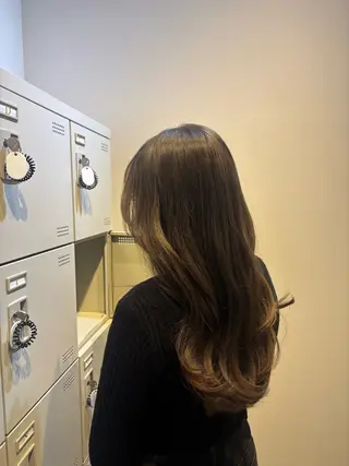 ロング タケムラ アオバのヘアスタイル
