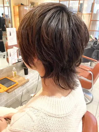 ミディアム カラー ヘアアレンジ 増子 幹樹のヘアスタイル