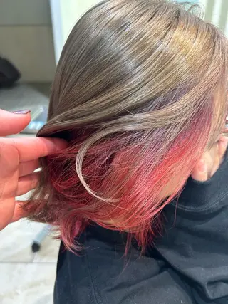 ショート カラー はるか/ブリーチカラ ー/ヘアアレンジ🤍のヘアスタイル