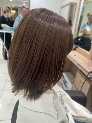 ミディアム カラー 柿崎 浩美のヘアスタイル