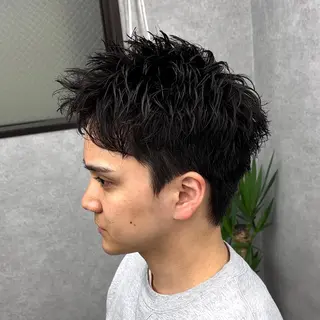 メンズ 🎖️似合わせメンズ パーマ🎖️カネキのヘアスタイル