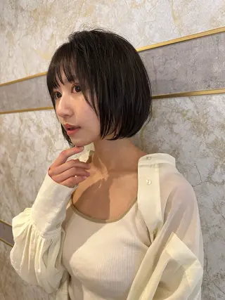 ミディアム ✨心斎橋髪質改善 ボブ鈴木佑弥✨のヘアスタイル