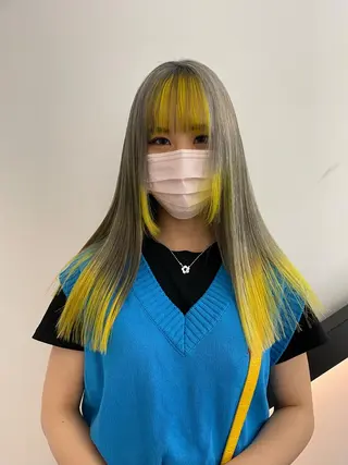 ロング カラー hair&nail ☯️アイリ☯️のネイルデザイン