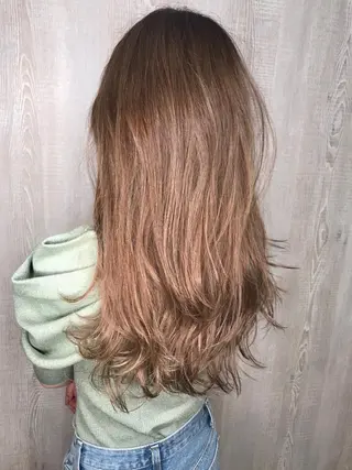 ロング カラー 髪質改善×METEO 店長 貞松直也のヘアスタイル