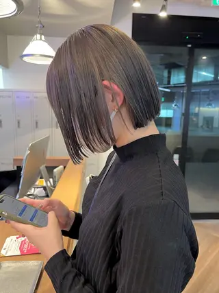 ショート カラー 韓国ヘア🇰🇷 YUKINAのヘアスタイル