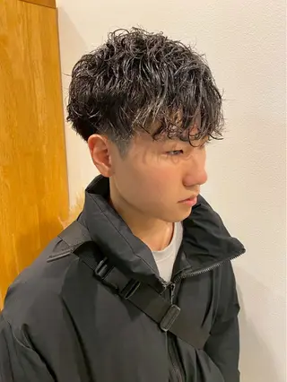 ショート 【本陣】カット モデル/朝岡 慧のヘアスタイル