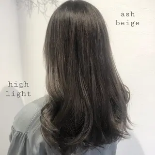 セミロング カラー 似合わせカラー✨人気 荻窪🌈川端風子のヘアスタイル