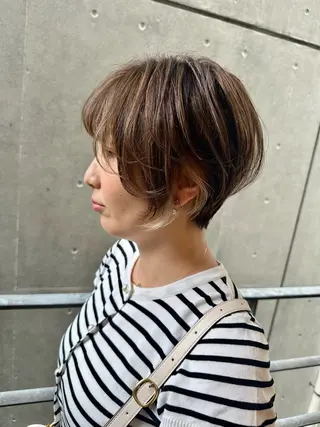ショート VIVIE【ヴィヴィ】所属・髪質改善/韓国風 レイヤー/田村祐樹のヘアスタイル