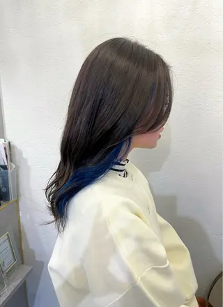 セミロング カラー 中川 もえか【明石】のヘアスタイル
