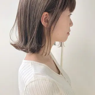 ミディアム カラー 榎園 由美のヘアスタイル