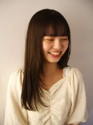 ロング カラー ヘアアレンジ marino マリノのヘアスタイル