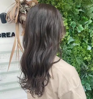 ロング カラー 透明感カラー/韓国 ヘア🩶yuri🩵のヘアスタイル