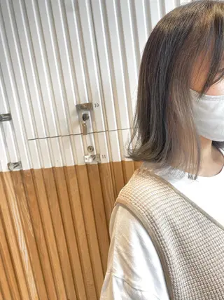 ミディアム カラー 谷合 貴志のヘアスタイル