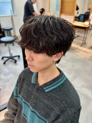 パーマ メンズ 男の理想を叶える🔥 メンズパーマ特化｜関のヘアスタイル