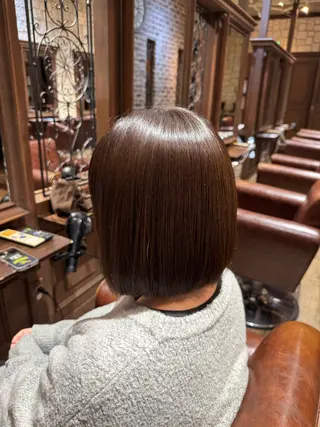 ミディアム カラー 小野聡一郎/縮毛矯正 パーマ/shaluのヘアスタイル