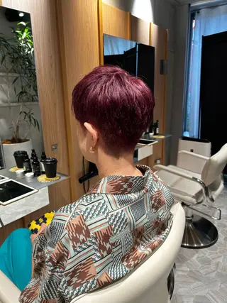 ショート カラー 艶感/ナチュラル 🌿マアヤのヘアスタイル