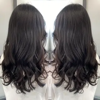 ロング カラー tocca 💜石田愛結💜のヘアスタイル