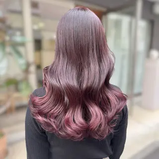 セミロング カラー kana ブリーチなしカラー✨のヘアスタイル
