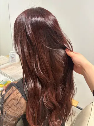 ロング 艶カラー🌷暖色 /yuukaのヘアスタイル