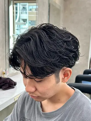 パーマ メンズ 🔷メンズセンターパ ートTAKUMI🔷のヘアスタイル