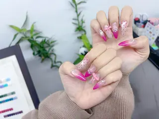 ネイル スカルプ長さ出し専門店 MIMI nailsalon 上野店所属・RIN Amiのネイルデザイン