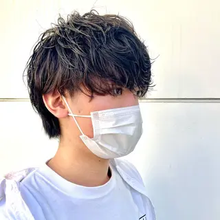 パーマ メンズ うるツヤハイトーン✨ /西川郁巳のヘアスタイル