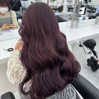 ロング カラー ダブルカラー 韓国ヘアKYONのヘアスタイル