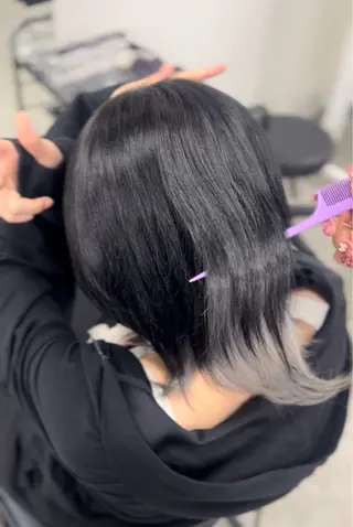 ミディアム 似合わせ艶カラー🪽 ひかる🪽🩶のヘアスタイル