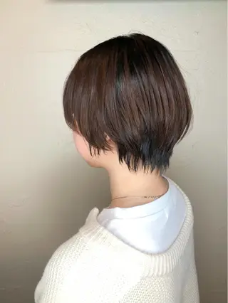ショート カラー OPShair　ANELLO所属・ショート/ボブ/ メンズ/縮毛矯正のヘアスタイル