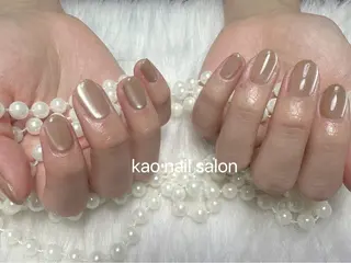 ネイル kao nail マグネット/長さだしのネイルデザイン