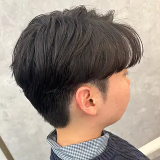 ミディアム パーマ メンズ 🔥滋賀県瀬田/ メンズ吉永祐也🔥のヘアスタイル