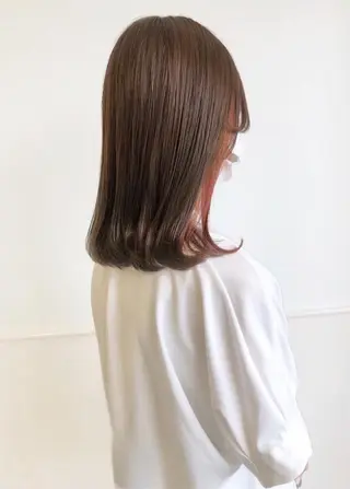 ミディアム カラー GOODDAY ヘアサロンのヘアスタイル