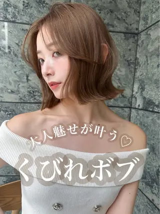 ショート 🎗️似合わせ/小顔 顔周りカット/透明感のヘアスタイル