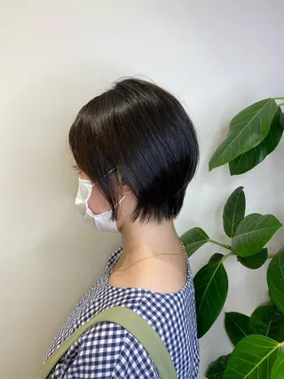ショート ボブ韓国風レイヤー 髪質改善/畠中ケントのヘアスタイル
