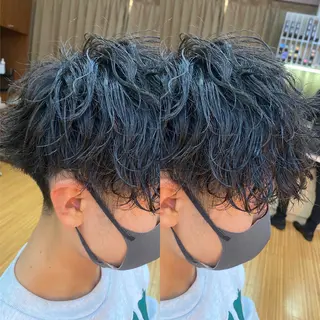 パーマ メンズ WERULE pivot cross店所属・髪質改善/岡崎 亮のヘアスタイル