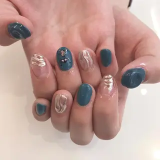 ネイル 韓国風✨髪質改善✨ 縮毛矯正✨松浦知奈美のヘアスタイル