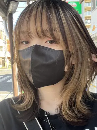 ミディアム iloli　メニューの無い美容室所属・iloli代表　前田 雄也　のヘアスタイル