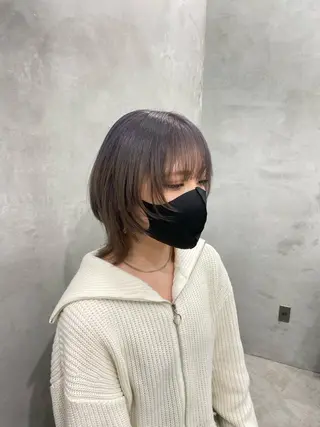 ショート カラー ウルフ🐺/ボブ ハイトーン🌈/増田のヘアスタイル