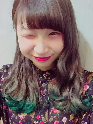 ロング カラー 💘カラー人気No. 1💘SAYAのヘアスタイル