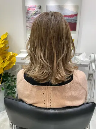 ミディアム カラー arseum所属・ショート特化✂︎宮本 元気のヘアスタイル