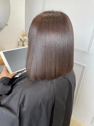 ミディアム カラー miloc那覇 MIKUのヘアスタイル