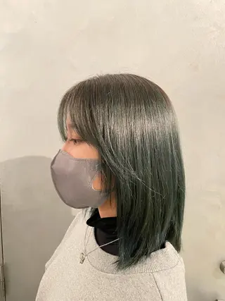ミディアム カラー ヘッドスパ/カラー 葉月のヘアスタイル