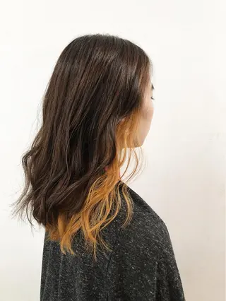 セミロング カラー MASAYUKI/ ブリーチのヘアスタイル