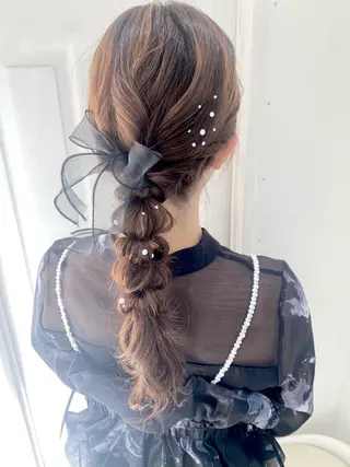 ヘアアレンジ uros.中目黒 moekaのヘアスタイル
