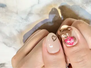 ネイル 痛ネイル🩶推し活 🤍店長sagawaのネイルデザイン