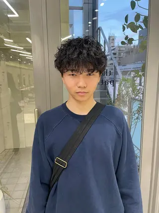 パーマ メンズ the path shogo🌻のヘアスタイル