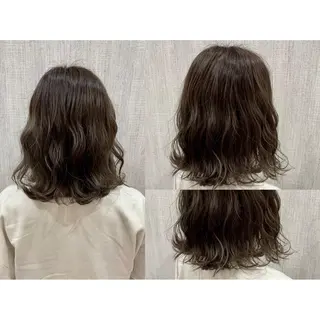 ミディアム 🫧透け感⋆艶髪💎 山口アヤカのヘアスタイル